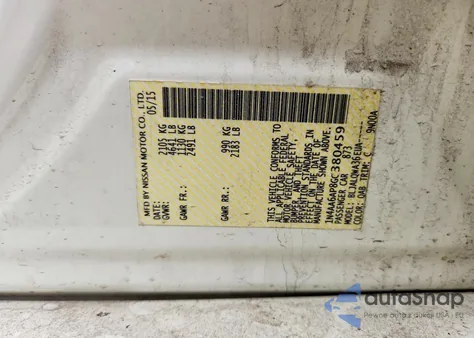 2016 Nissan Maxima 3.5S из США, поврежденный, VIN 1N4AA6AP8GC380459